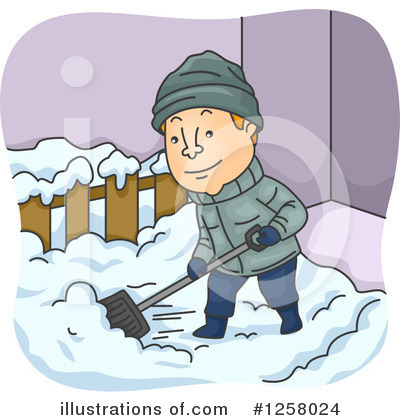 Snow Shovel Clipart #1258024 by BNP Design Studio