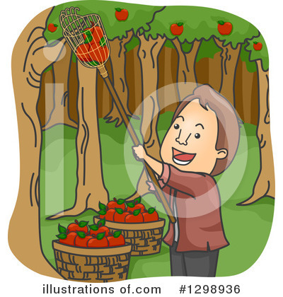 Fruit Picker Clipart #1298936 by BNP Design Studio