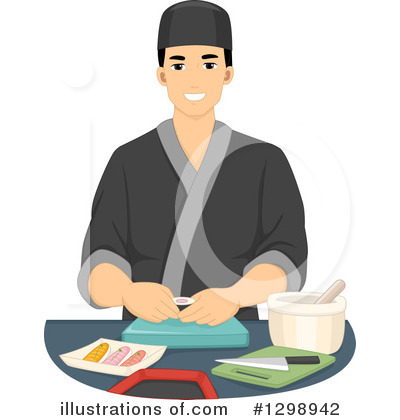 Sushi Clipart #1298942 by BNP Design Studio