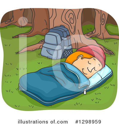 Sleeping Bag Clipart #1298959 by BNP Design Studio