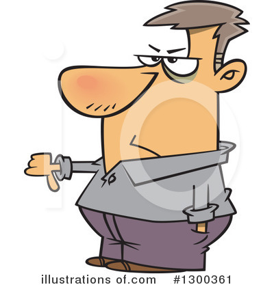 Thumb Down Clipart #1300361 by toonaday