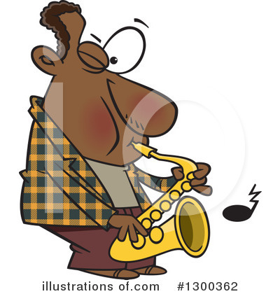 Saxophone Clipart #1300362 by toonaday