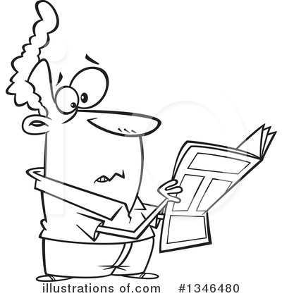 Newspaper Clipart #1346480 by toonaday