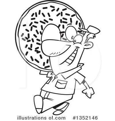 Donuts Clipart #1352146 by toonaday