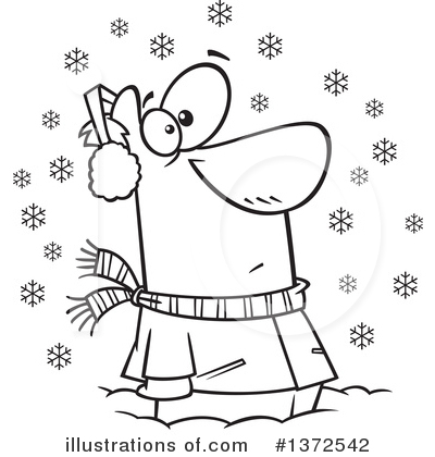 Snowing Clipart #1372542 by toonaday