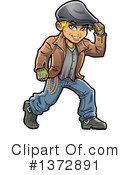 Man Clipart #1372891 by Clip Art Mascots