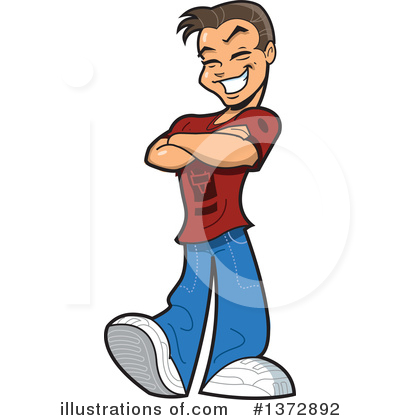 Handsome Clipart #1372892 by Clip Art Mascots