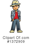 Man Clipart #1372909 by Clip Art Mascots