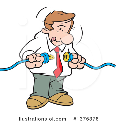 Cables Clipart #1376378 by Johnny Sajem