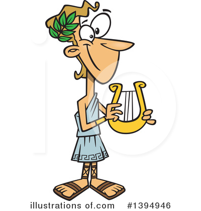 Lyre Clipart #1394946 by toonaday