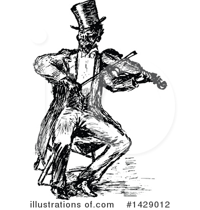 Violin Clipart #1429012 by Prawny Vintage