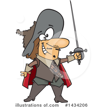 Musketeer Clipart #1434206 by toonaday