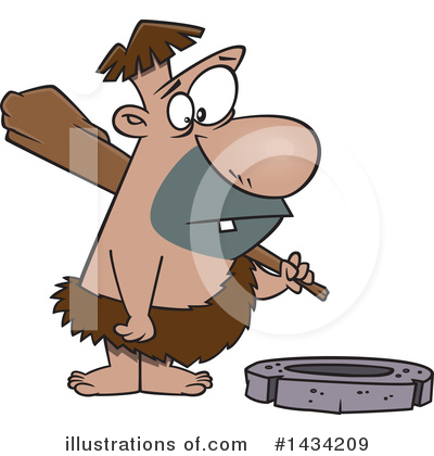 Caveman Clipart #1434209 by toonaday