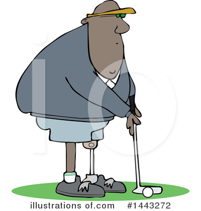Golfer Clipart #1443272 by djart