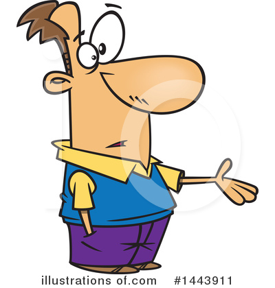 Royalty-Free (RF) Man Clipart Illustration by toonaday - Stock Sample #1443911
