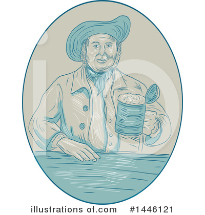 Royalty-Free (RF) Man Clipart Illustration by patrimonio - Stock Sample #1446121