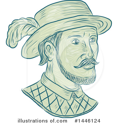 Royalty-Free (RF) Man Clipart Illustration by patrimonio - Stock Sample #1446124