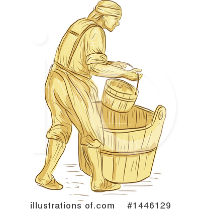 Royalty-Free (RF) Man Clipart Illustration by patrimonio - Stock Sample #1446129