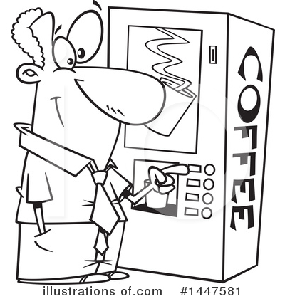 Vending Machine Clipart #1447581 by toonaday