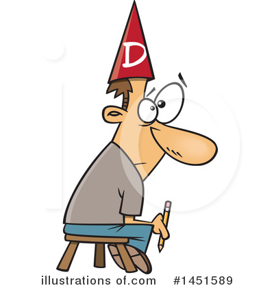Dunce Clipart #1451589 by toonaday