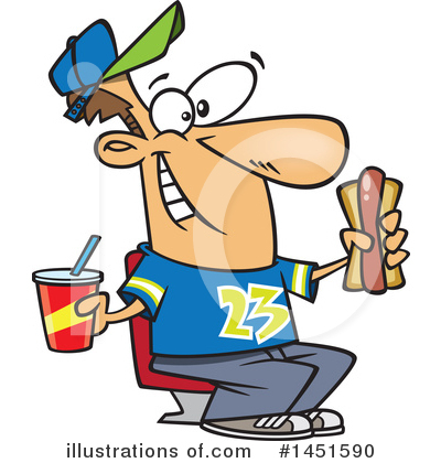 Sports Fans Clipart #1451590 by toonaday