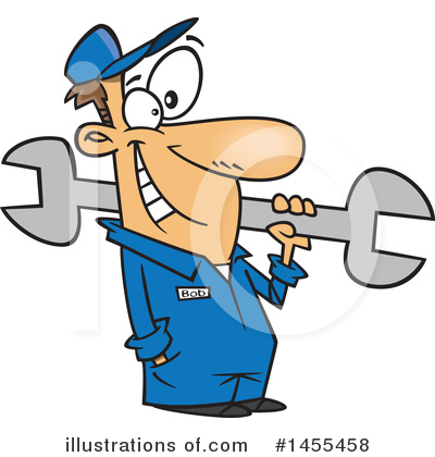 Royalty-Free (RF) Man Clipart Illustration by toonaday - Stock Sample #1455458