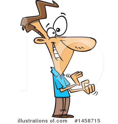 Royalty-Free (RF) Man Clipart Illustration by toonaday - Stock Sample #1458715