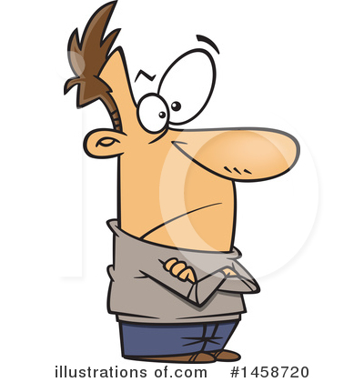 Royalty-Free (RF) Man Clipart Illustration by toonaday - Stock Sample #1458720