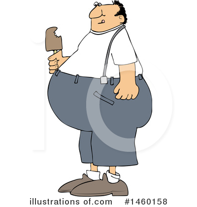 Fat Man Clipart #1460158 by djart