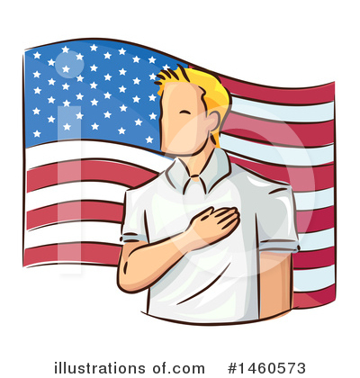 American Flag Clipart #1460573 by BNP Design Studio