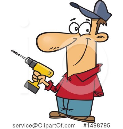 Handyman Clipart #1498795 by toonaday