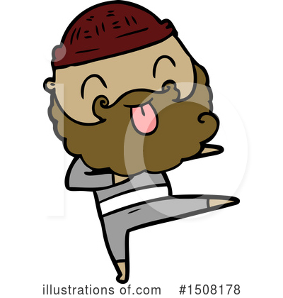 Bearded Man Clipart #1508178 by lineartestpilot