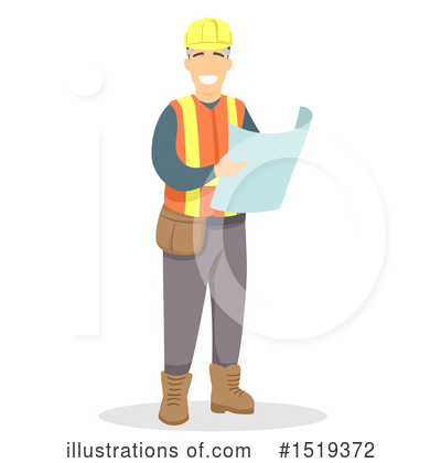 Construction Worker Clipart #1519372 by BNP Design Studio