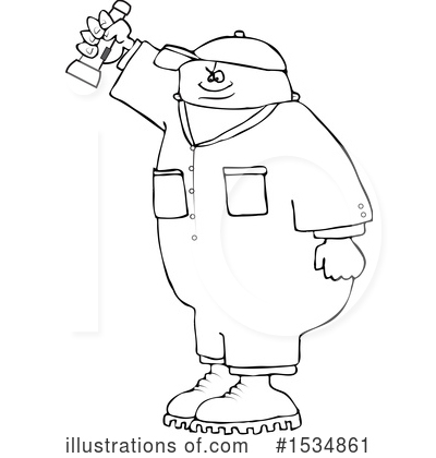 Royalty-Free (RF) Man Clipart Illustration by djart - Stock Sample #1534861