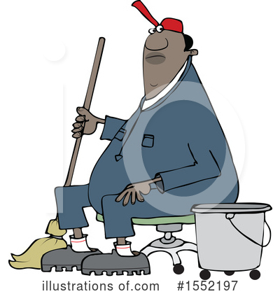 Janitor Clipart #1552197 by djart