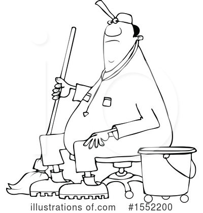 Janitor Clipart #1552200 by djart