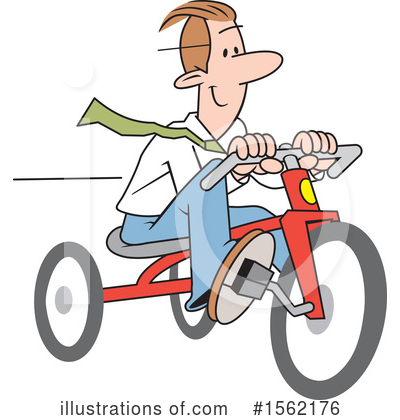 Trike Clipart #1562176 by Johnny Sajem