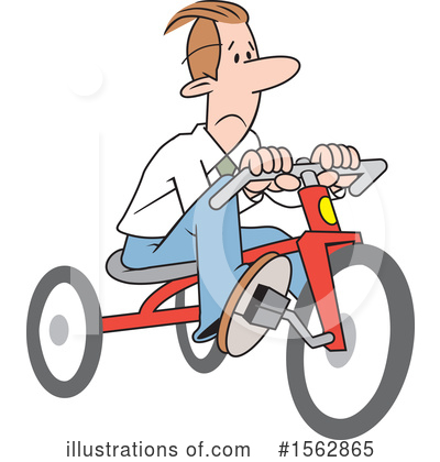 Trike Clipart #1562865 by Johnny Sajem