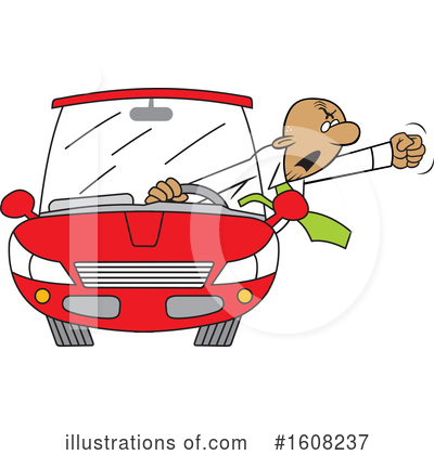 Driver Clipart #1608237 by Johnny Sajem