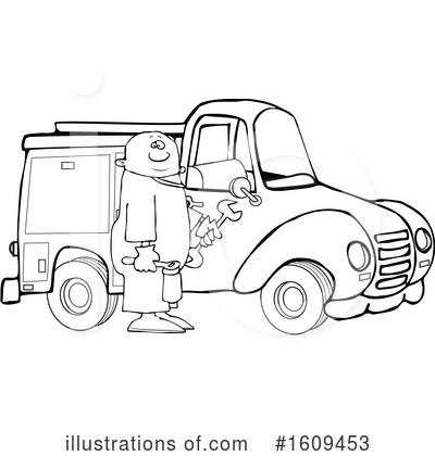 Work Truck Clipart #1609453 by djart