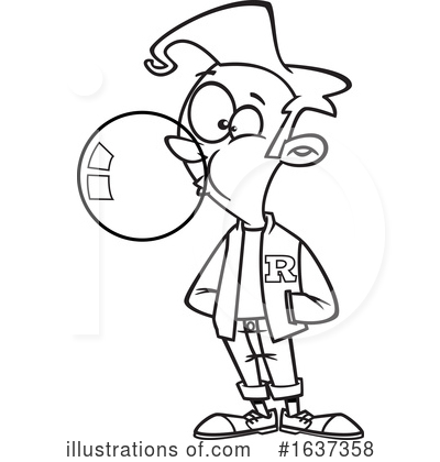 Royalty-Free (RF) Man Clipart Illustration by toonaday - Stock Sample #1637358