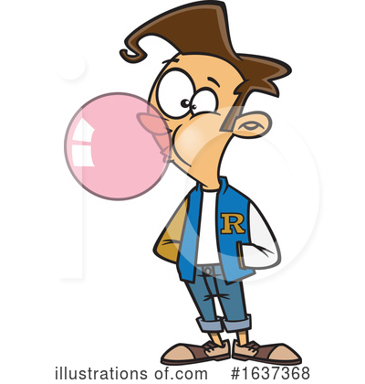 Chewing Gum Clipart #1637368 by toonaday