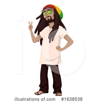 Rastafarian Clipart #1638538 by BNP Design Studio