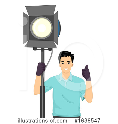 Lighting Crew Clipart #1638547 by BNP Design Studio