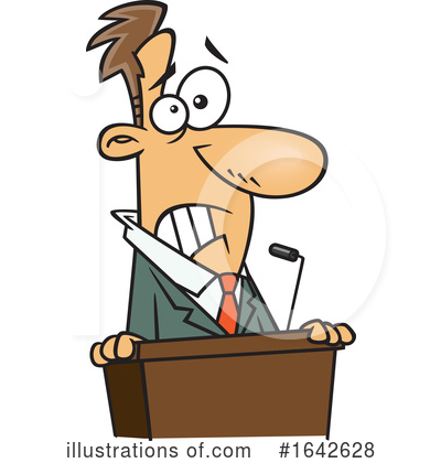 Speaking Clipart #1642628 by toonaday