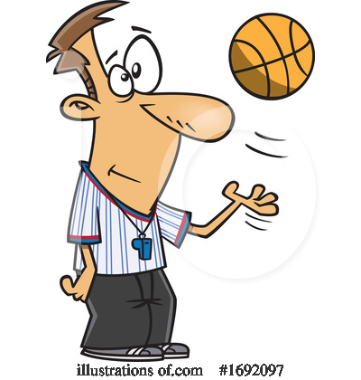 Basketball Clipart #1692097 by toonaday