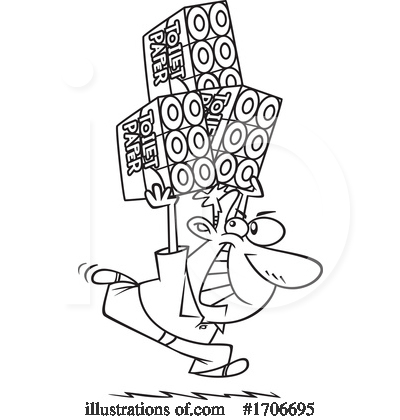 Royalty-Free (RF) Man Clipart Illustration by toonaday - Stock Sample #1706695