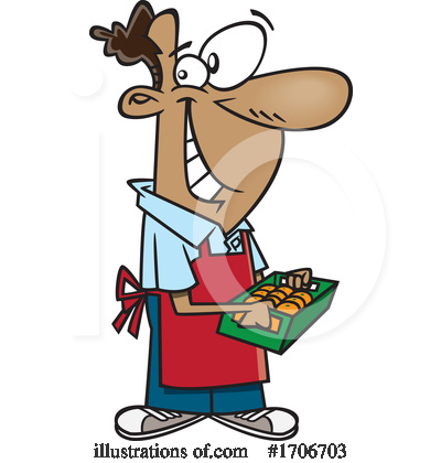 Grocer Clipart #1706703 by toonaday