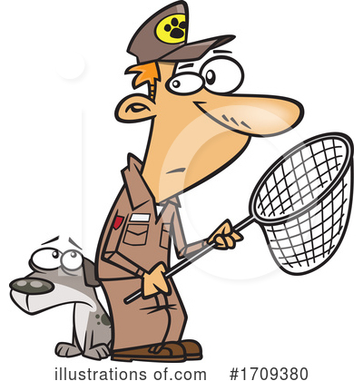 Dog Catcher Clipart #1709380 by toonaday