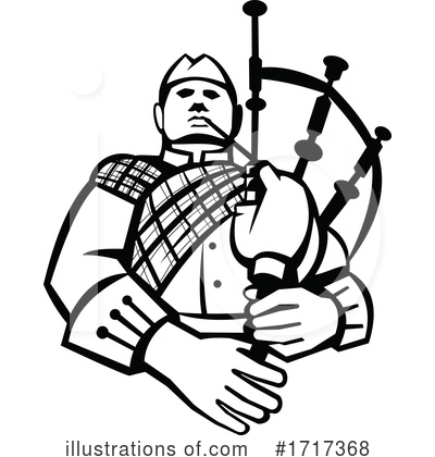 Bagpipes Clipart #1717368 by patrimonio